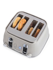 Salter Beige Ripple 4-Slice Toaster - Image 7 of 9