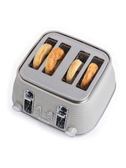 Salter Beige Ripple 4-Slice Toaster - Image 9 of 9