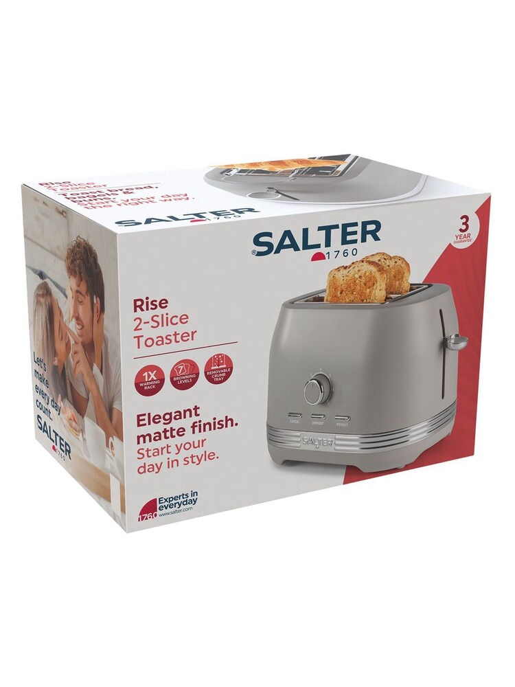 Salter Beige Rise Toaster - Image 10 of 10 Salter Beige Rise Toaster - Image 10 of 10