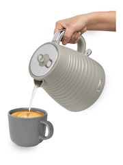 Salter Beige Ripple Kettle - Image 10 of 10