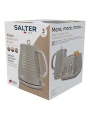 Salter Beige Ripple Kettle - Image 6 of 10