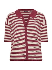 Yours Curve Red Limited Knitted Shirt - Image 5 of 5