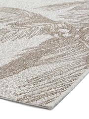 Think Rugs Beige Miami A444 Botanical Outdoor Rug - Image 5 of 6