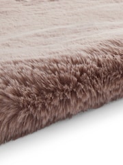 Think Rugs Rose Super Teddy Single Sheepskin Plain Shaggy Rug - Image 3 of 6