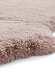 Think Rugs Rose Super Teddy Single Sheepskin Plain Shaggy Rug - Image 5 of 6