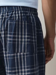 Blue Woven Short Sleeve Pyjamas Set - Image 6 of 6