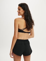 Cotton On Black Ultra Soft Scoop V-Neck Crop Top - Image 2 of 4