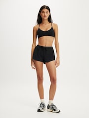 Cotton On Black Ultra Soft Scoop V-Neck Crop Top - Image 3 of 4