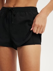 Cotton On Black Ultra Soft Scoop V-Neck Crop Top - Image 4 of 4