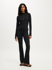 Cotton On Black Ultra Soft Zip Through Jacket - Image 2 of 4