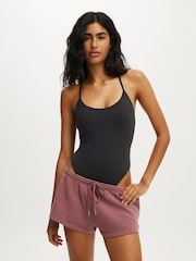 Cotton On Rose Pink Fleece Micro Shorts - Image 1 of 6
