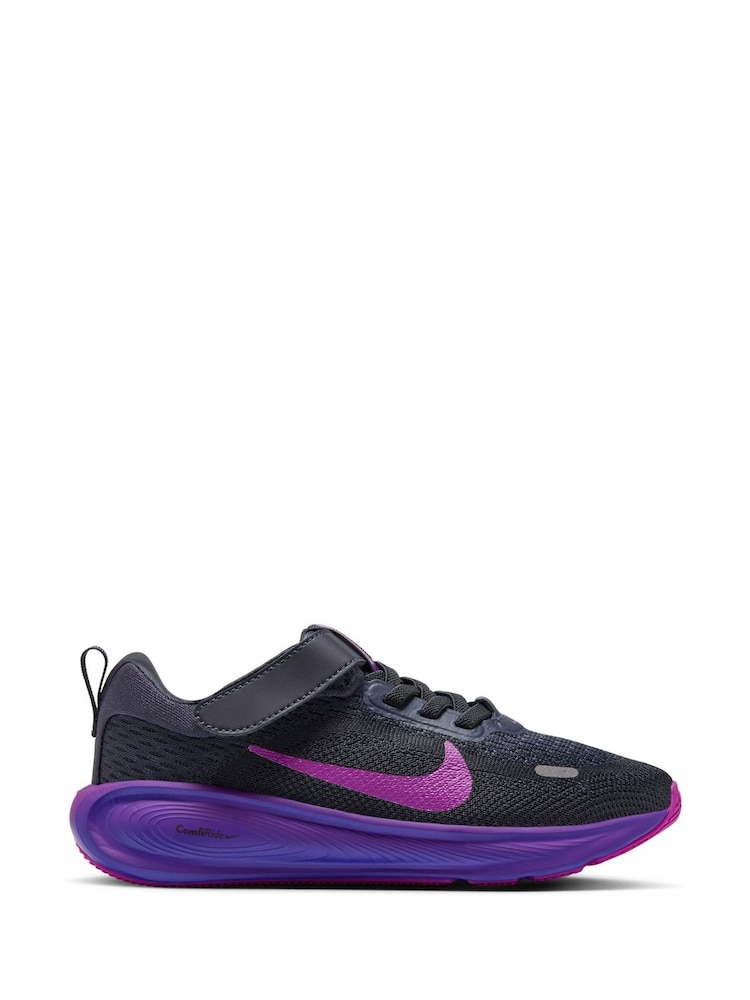 Nike Grey Purple Junior Stellar Ride Trainers - Image 1 of 7 Nike Grey Purple Junior Stellar Ride Trainers - Image 1 of 7