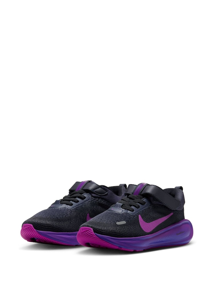 Nike Grey Purple Junior Stellar Ride Trainers - Image 2 of 7 Nike Grey Purple Junior Stellar Ride Trainers - Image 2 of 7