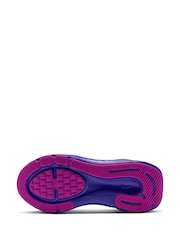 Nike Grey Purple Junior Stellar Ride Trainers - Image 4 of 7