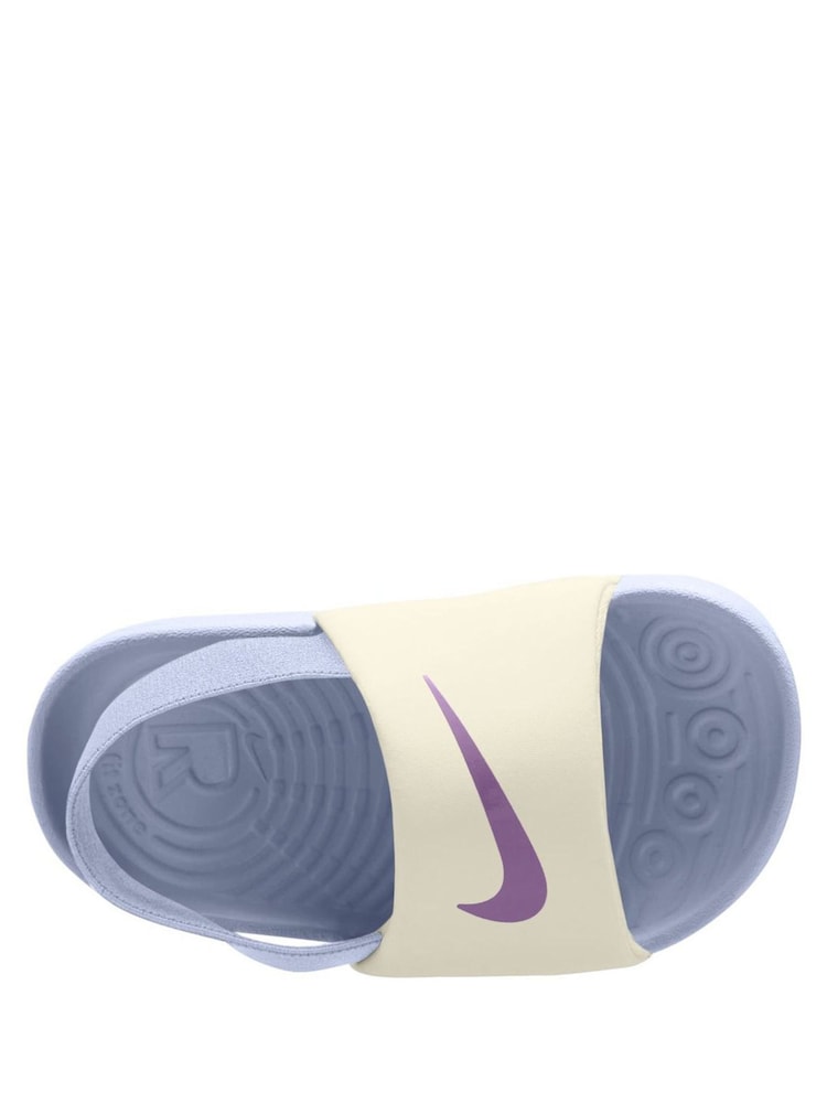 Nike Purple Infant Kawa Sliders - Image 2 of 3 Nike Purple Infant Kawa Sliders - Image 2 of 3