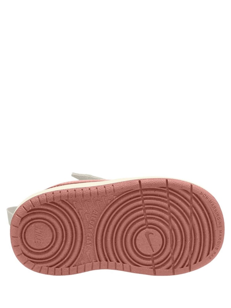 Nike Natural Pink Infant Court Borough Low Recraft Trainers - Image 3 of 3 Nike Natural Pink Infant Court Borough Low Recraft Trainers - Image 3 of 3