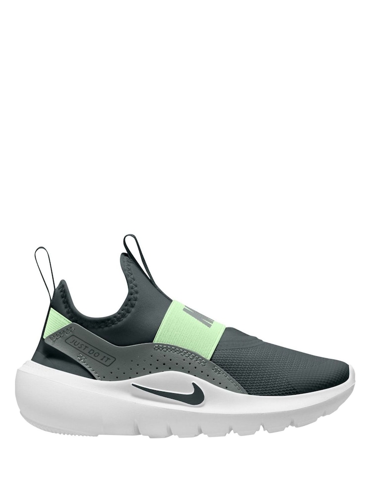 Nike Dark Green Junior Flex Runner 4 Trainers - Image 1 of 3 Nike Dark Green Junior Flex Runner 4 Trainers - Image 1 of 3