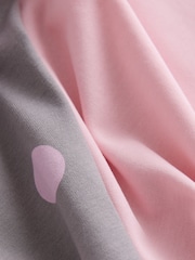 Pink/Grey Spot Short Sleeve Pyjamas - Image 2 of 3
