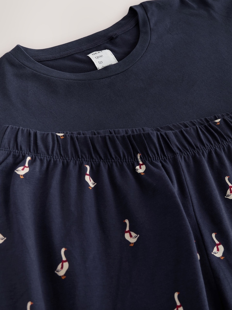 Navy Ducks Long Sleeve Pyjamas - Image 3 of 3 Navy Ducks Long Sleeve Pyjamas - Image 3 of 3