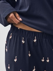 Navy Ducks - 長袖睡衣 - 圖片 4/7