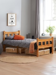 Birlea Pine Miami Bed - Image 2 of 6