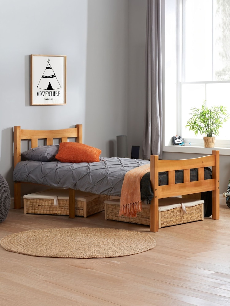 Birlea Pine Miami Bed - Image 2 of 6 Birlea Pine Miami Bed - Image 2 of 6