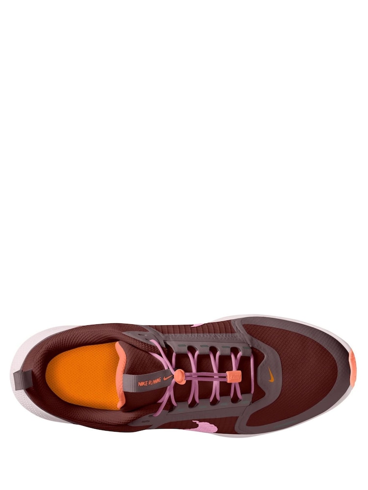 Nike Burgundy Red Youth Star Runner Utility Trainers - Image 2 of 3