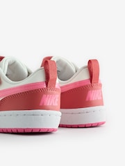 Red/White/Pink - Nike Junior Court Borough Low Recraft Turnschuhe - Bild 4 von 5