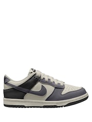 Dark Grey/White - Nike Youth Dunk Low Trainers - Bild 1 av 3