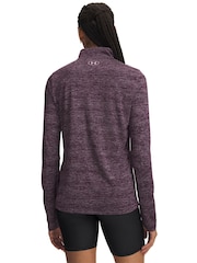 Ljubičasto - Under Armour Tech Tvist 1/2 Zip dukserica - Slika 2 od 3