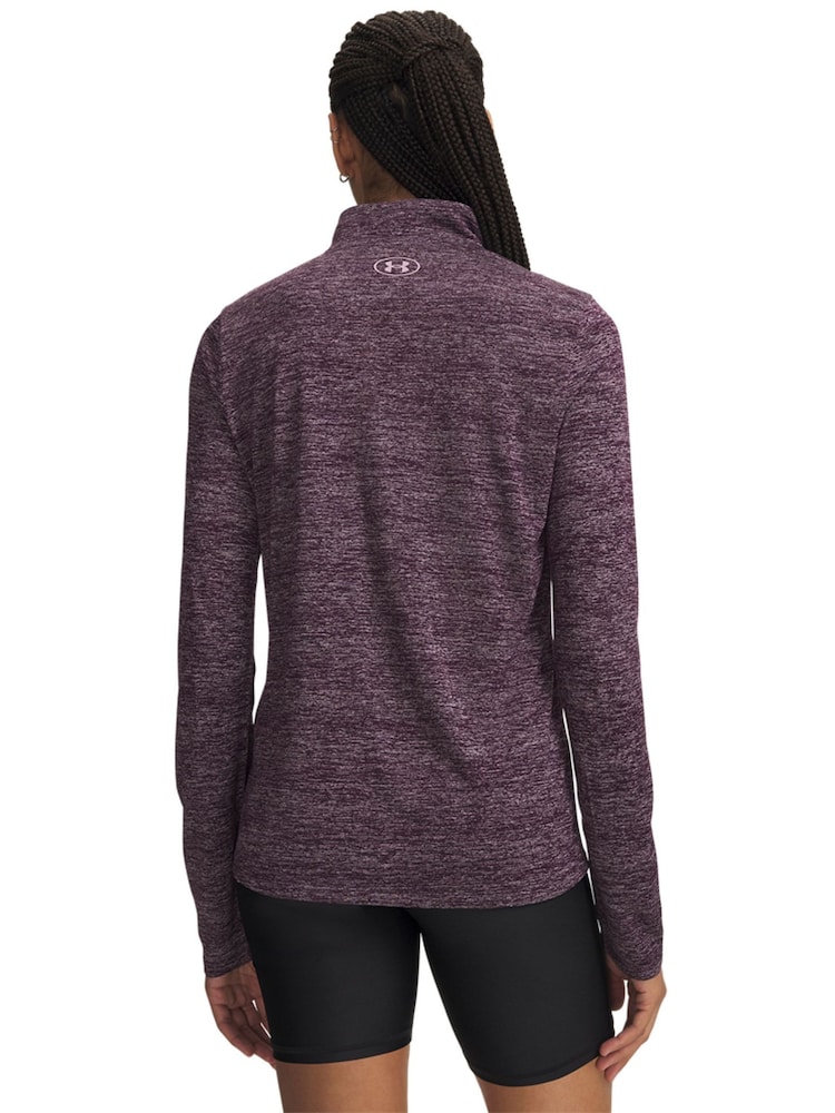 Ljubičasto - Under Armour Tech Tvist 1/2 Zip dukserica - Slika 2 od 3