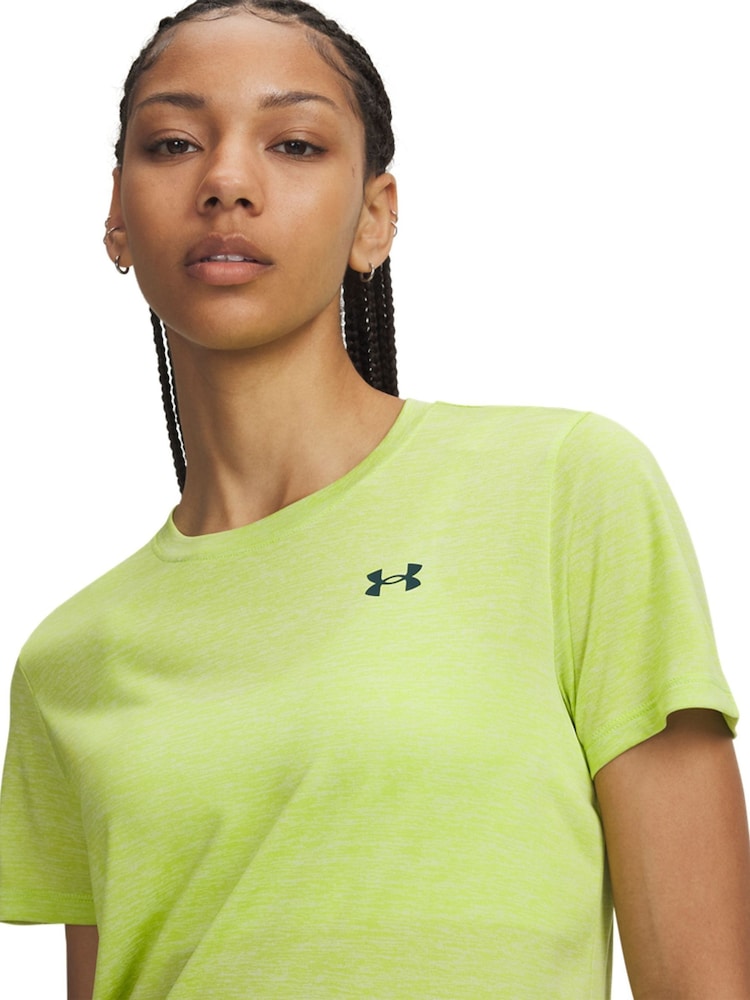 Under Armour Teal Green Tech Twist Crew Neck T-Shirt - Image 3 of 3 Under Armour Teal Green Tech Twist Crew Neck T-Shirt - Image 3 of 3
