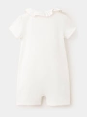 Mango White Stitch Detail Romper - Image 2 of 4