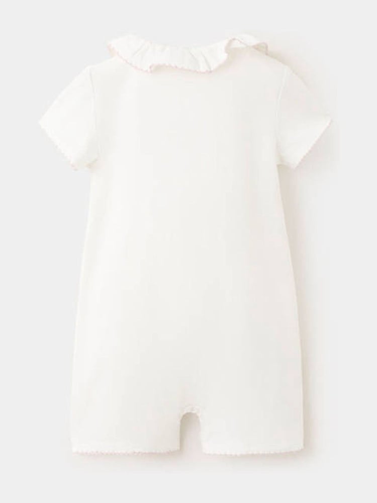 Mango White Stitch Detail Romper - Image 2 of 4
