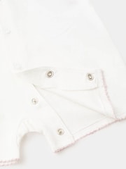 Mango White Stitch Detail Romper - Image 4 of 4