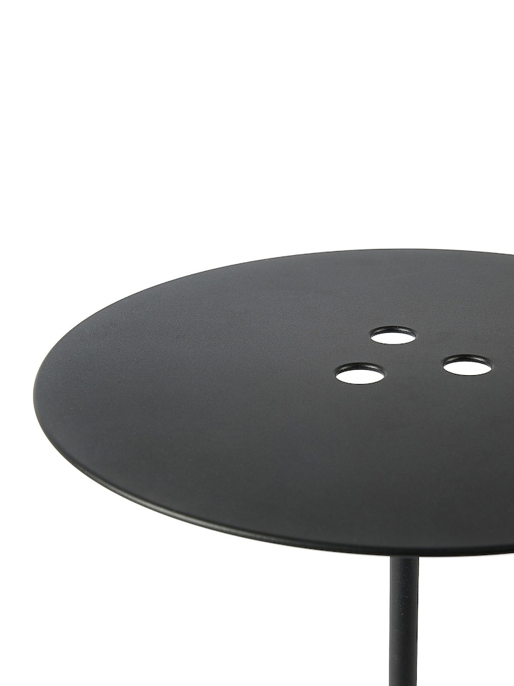 The Conran Shop Black Ten-Pin Side Table - Image 2 of 5 The Conran Shop Black Ten-Pin Side Table - Image 2 of 5