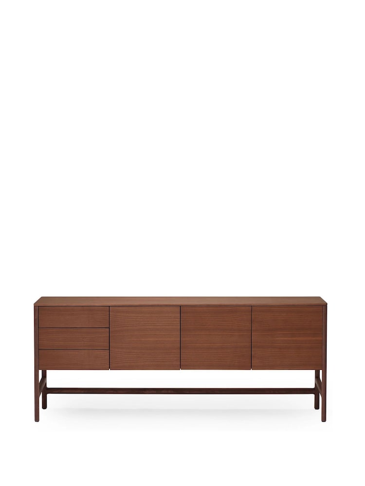 The Conran Shop Walnut Domus 3 Door Sideboard - Image 2 of 2