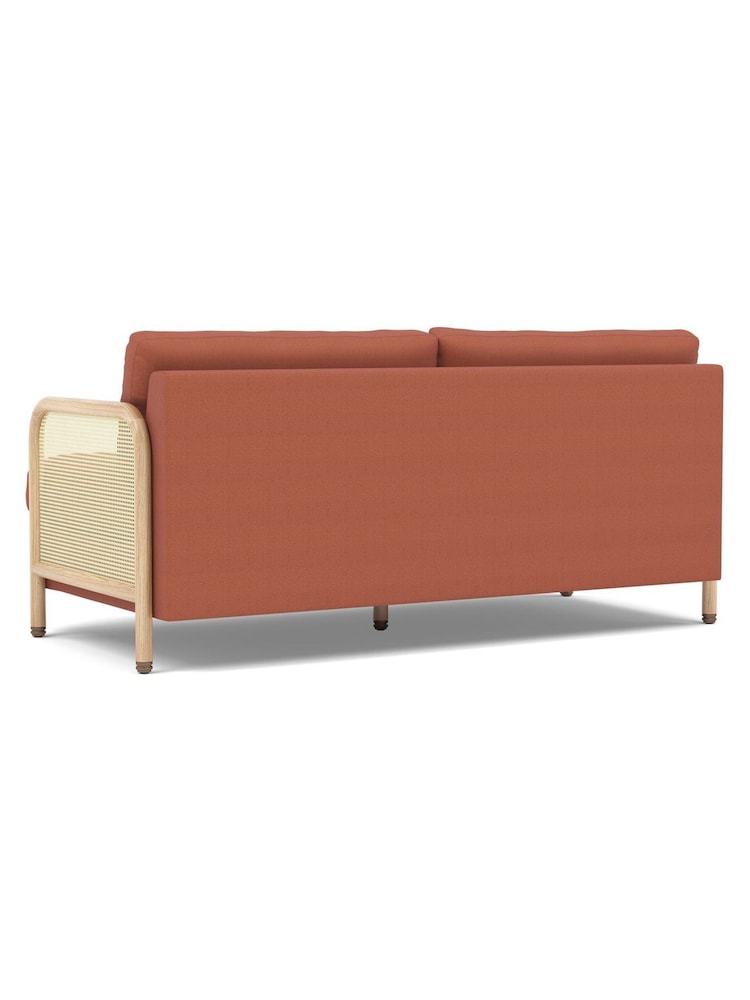 The Conran Shop Oak Dahlia Red Tamilla 2 Seater Sofa - Image 2 of 4