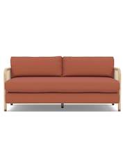 The Conran Shop Oak Dahlia Red Tamilla 2 Seater Sofa - Image 3 of 4