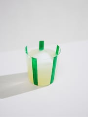 The Conran Shop Set of 4 Green Nova Stripe Tumblers 360ml - Image 4 of 6