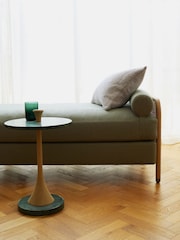 The Conran Shop Oak Verde Marl Tamilla Side Table - Image 3 of 6