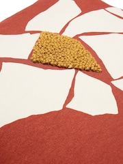 The Conran Shop Red Pieces Mosaic Flower Cushion 50x50cm - Image 2 of 7