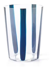 The Conran Shop Set of 4 Navy Nova Stripe 500ml Tumblers - Image 5 of 5