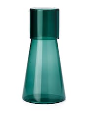 The Conran Shop Petrol Blue Carafe & Glass - Image 3 of 5