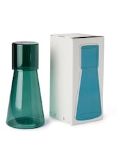 The Conran Shop Petrol Blue Carafe & Glass - Image 5 of 5
