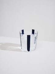 The Conran Shop Set of 4 Navy Nova Stripe 360ml Tumblers - Image 2 of 6