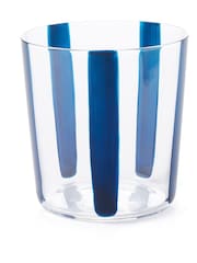 The Conran Shop Set of 4 Navy Nova Stripe 360ml Tumblers - Image 6 of 6