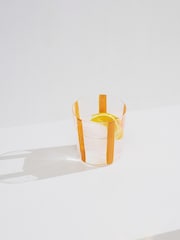 The Conran Shop Set of 4 Orange Nova Stripe Tumblers 360ml - Image 3 of 6