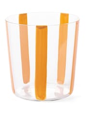 The Conran Shop Set of 4 Orange Nova Stripe Tumblers 360ml - Image 5 of 6