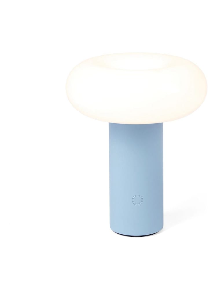 The Conran Shop Powder Blue Torus Portable Lamp - Image 2 of 5 The Conran Shop Powder Blue Torus Portable Lamp - Image 2 of 5